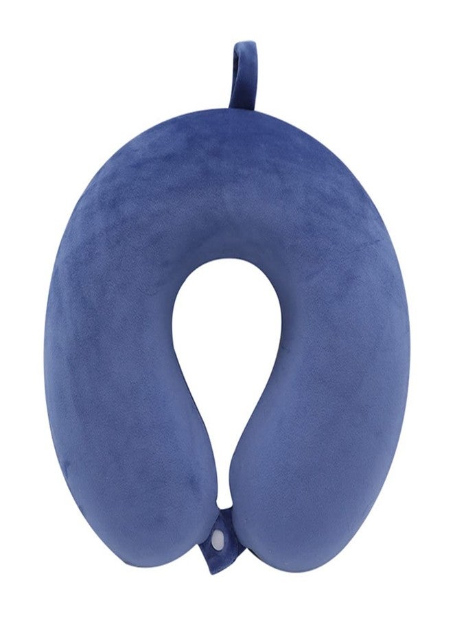 Gluck Plants Neck Pillow for Traveling,Travel Pillow Memory Foam Comfortable and Breathable U Shaped Head Neck Support Airplane Pillow(Dark Blue) - Image 1
